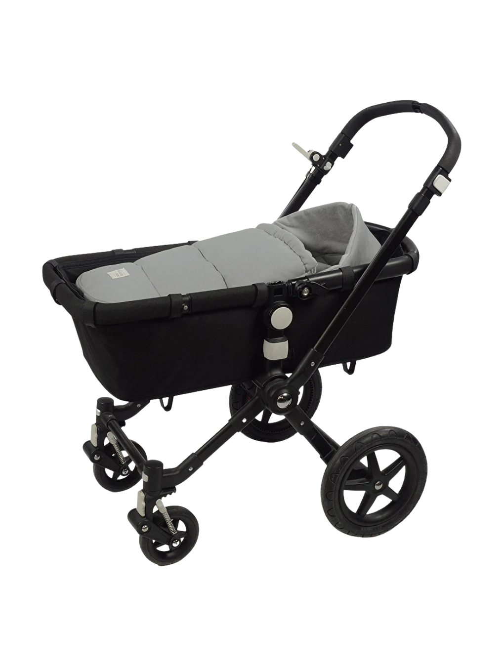 Gri Eco Mum Kundak Bebek Arabası Battaniyesi Cloud-3