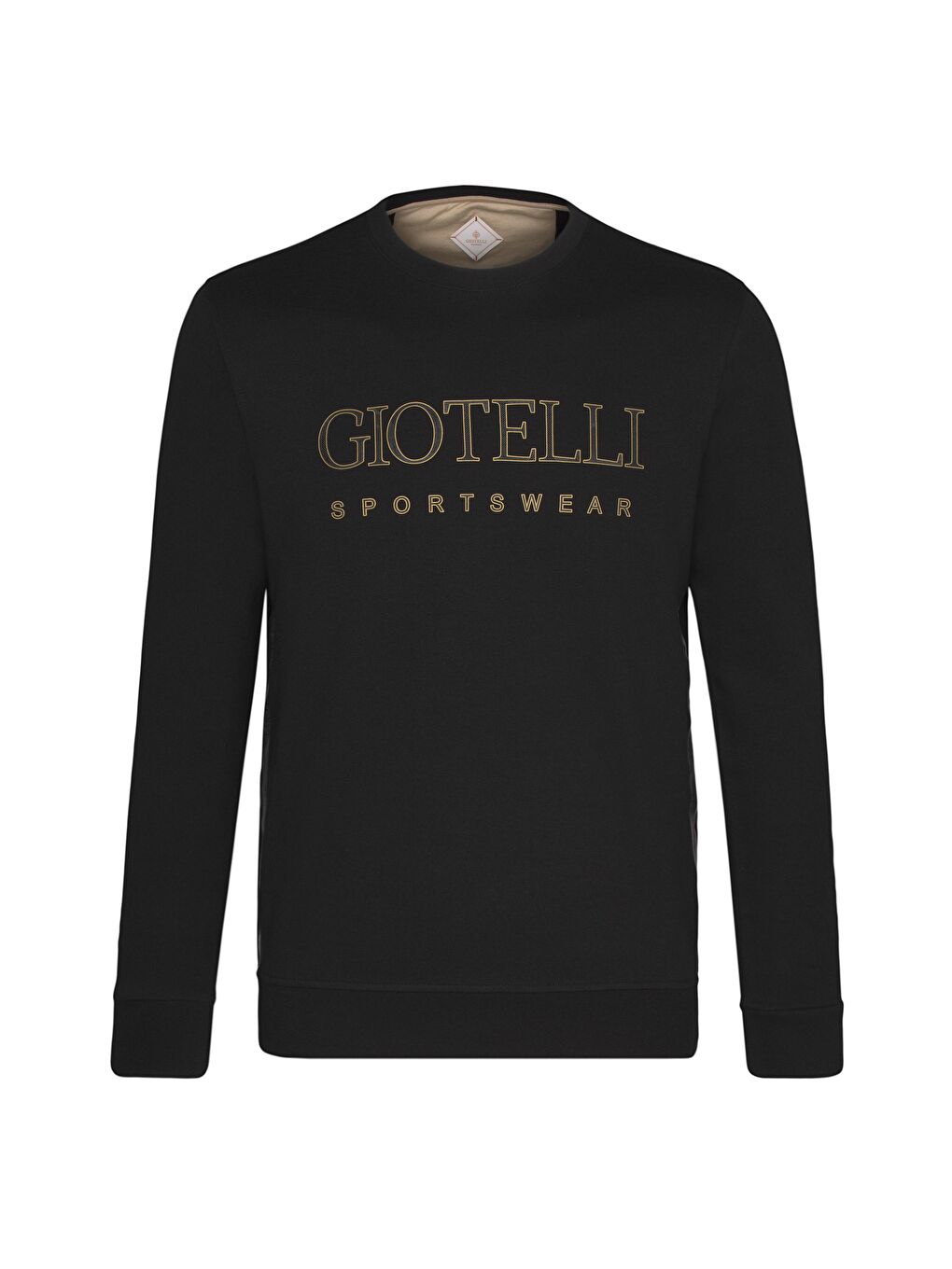 Siyah Regular Fit Pamuklu Bisiklet Yaka Şortlu Eşofman Takımı-3