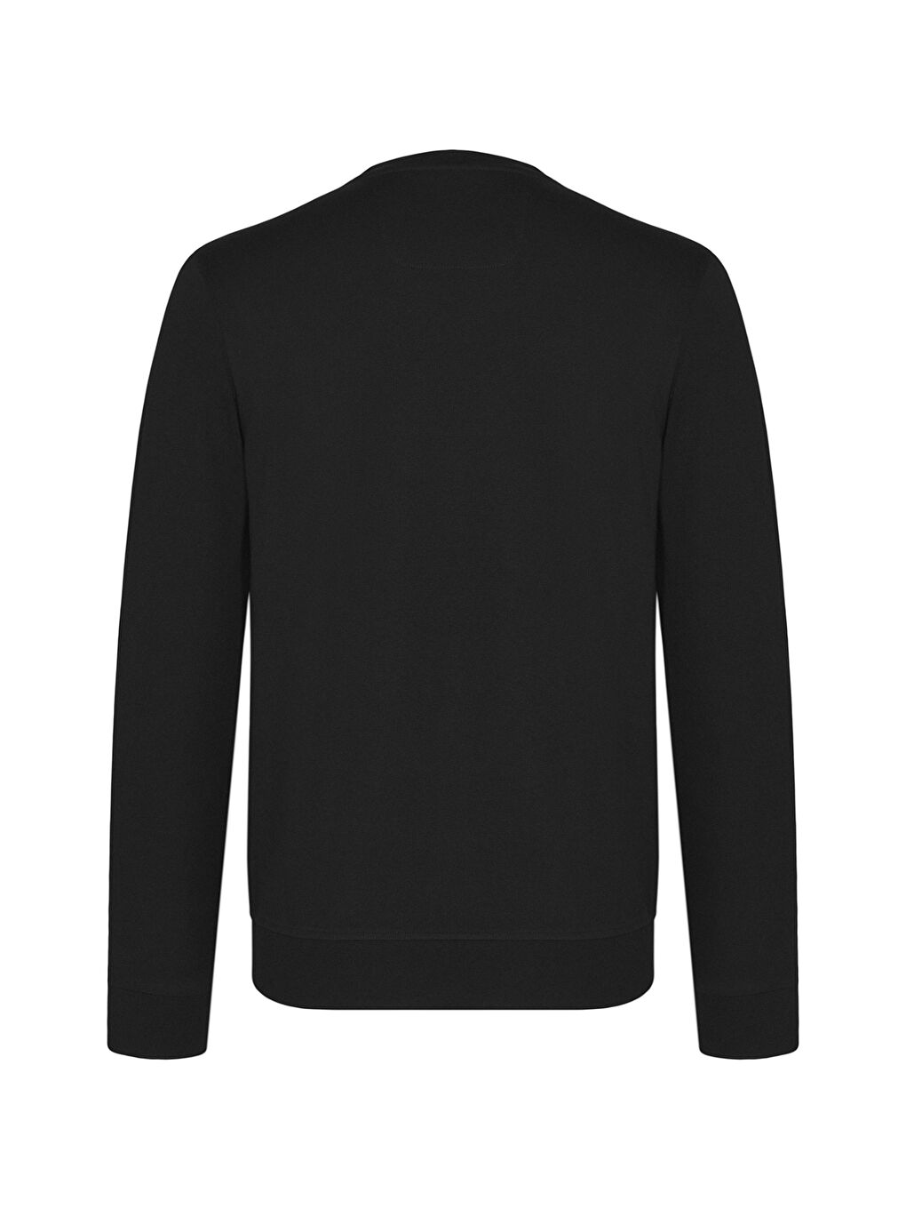 Siyah Regular Fit Pamuklu Bisiklet Yaka Şortlu Eşofman Takımı-4