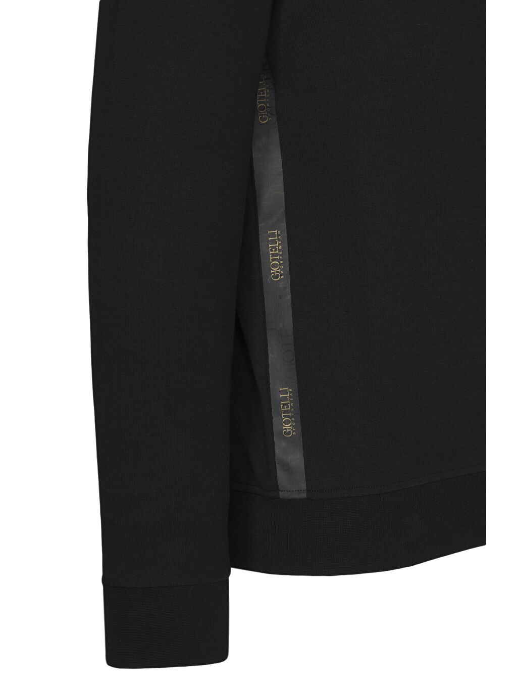 Siyah Regular Fit Pamuklu Bisiklet Yaka Şortlu Eşofman Takımı-5