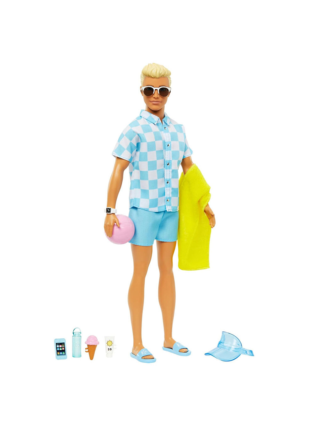Barbie Plaj Günü Oyun Seti Ken HPL74