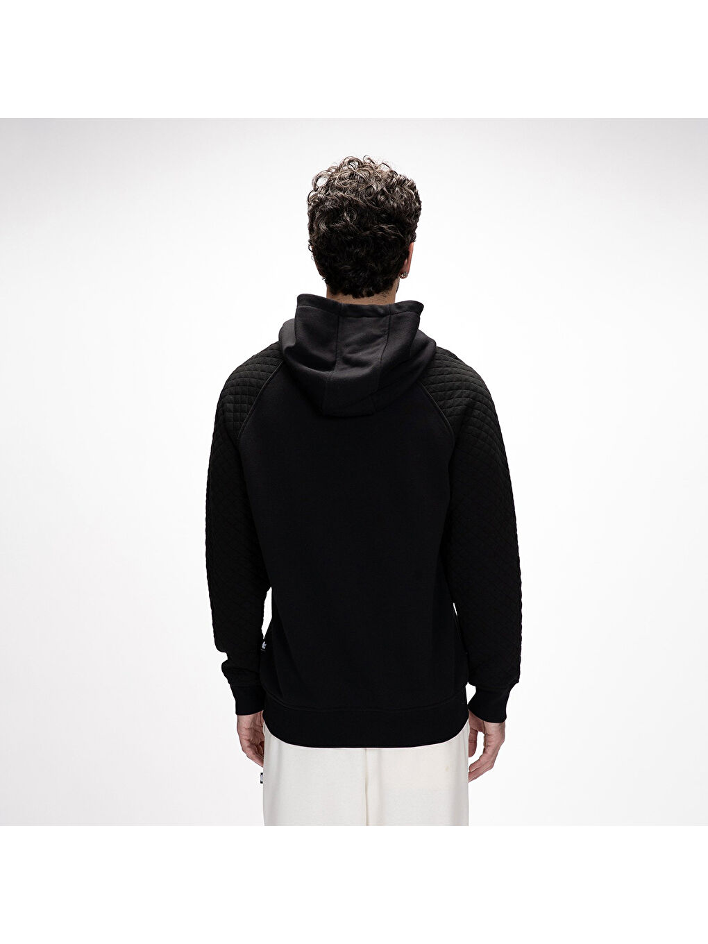 Grass Erkek Siyah Kapüşonlu Sweatshirt-2