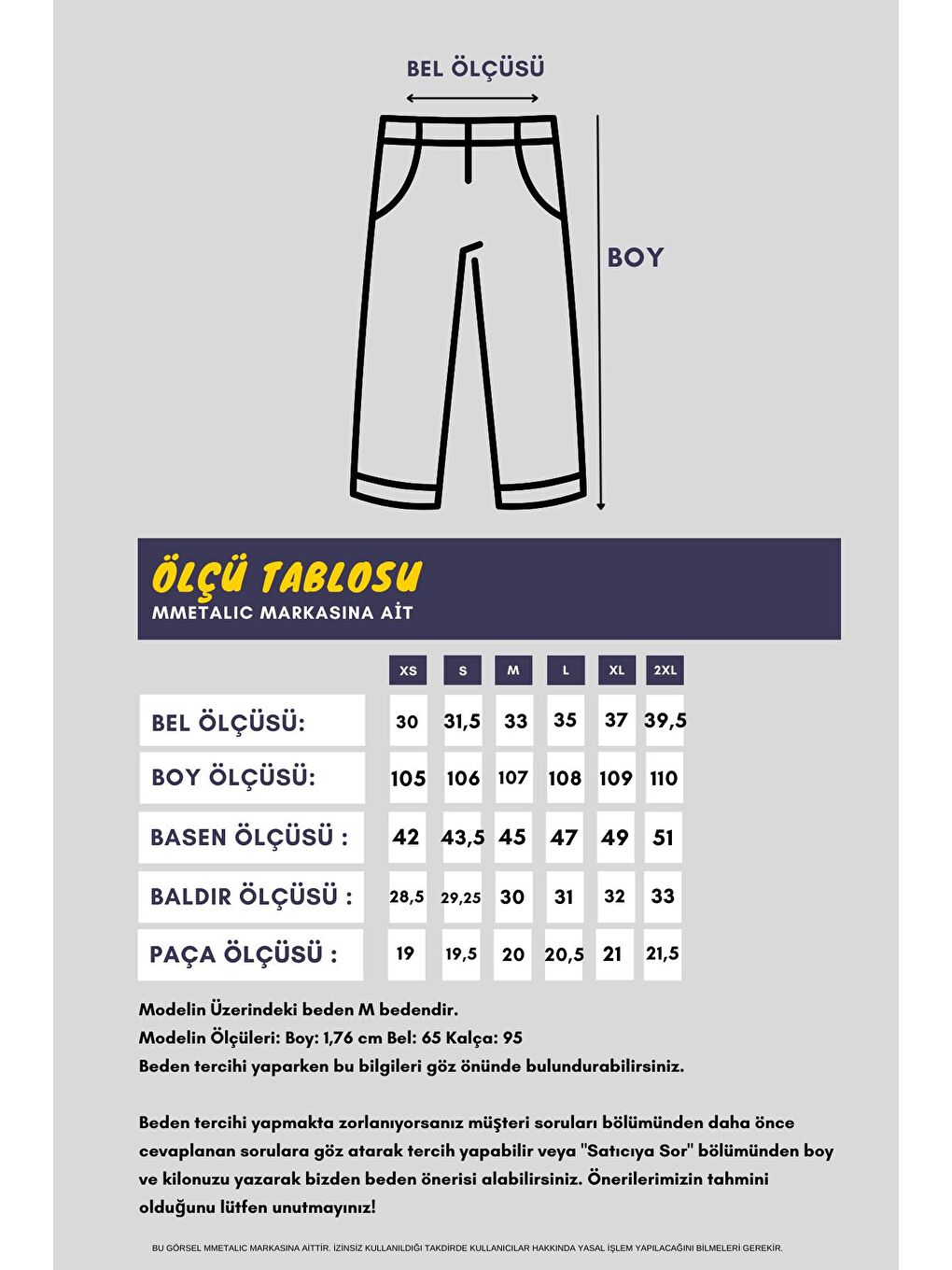 MMETALIC Turuncu Kadın Yavruağzı Yüksek Bel Fitilli Bol Paça Günlük İnce Eşofman Altı Pijama - 5