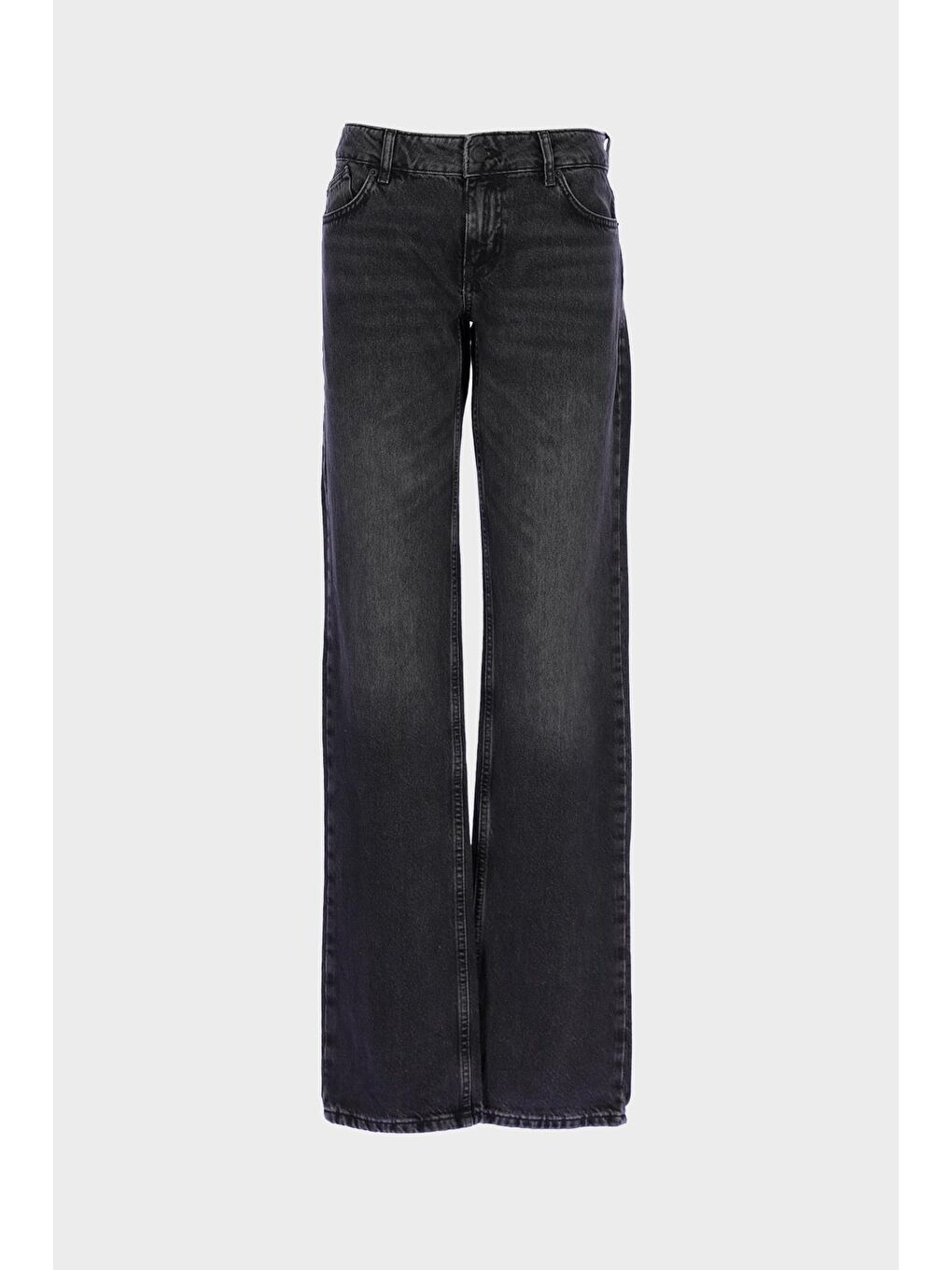 Antrasit Normal Bel Fermuarlı Slim Fit Jean Pantolon C 4934-020