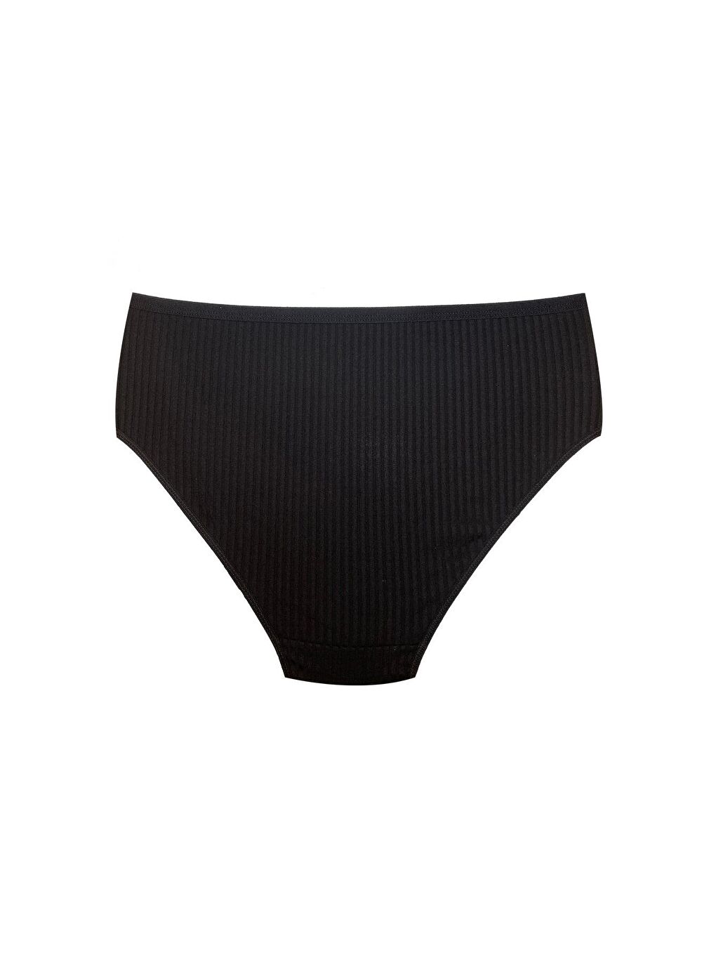 3'Lü Pamuklu Kabartmalı Ribana Bato | Siyah 0390-2