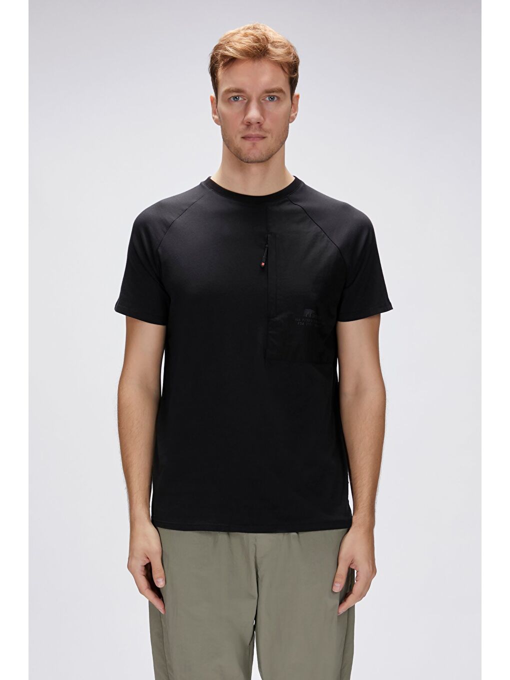 Simon Siyah Erkek Baskılı Tişört