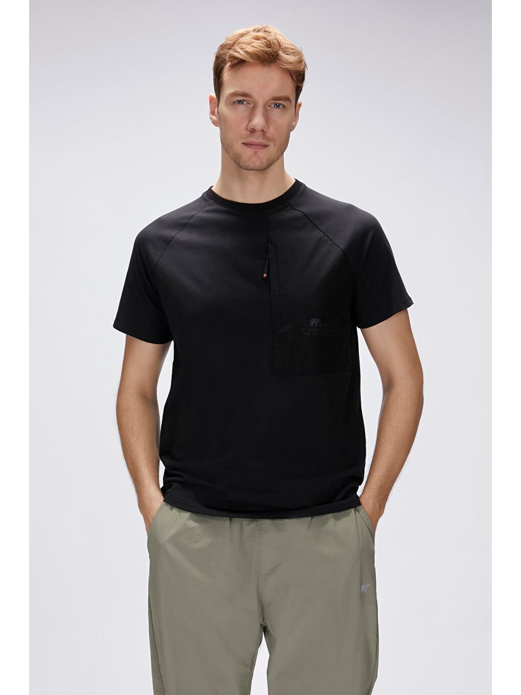 Simon Siyah Erkek Baskılı Tişört-2