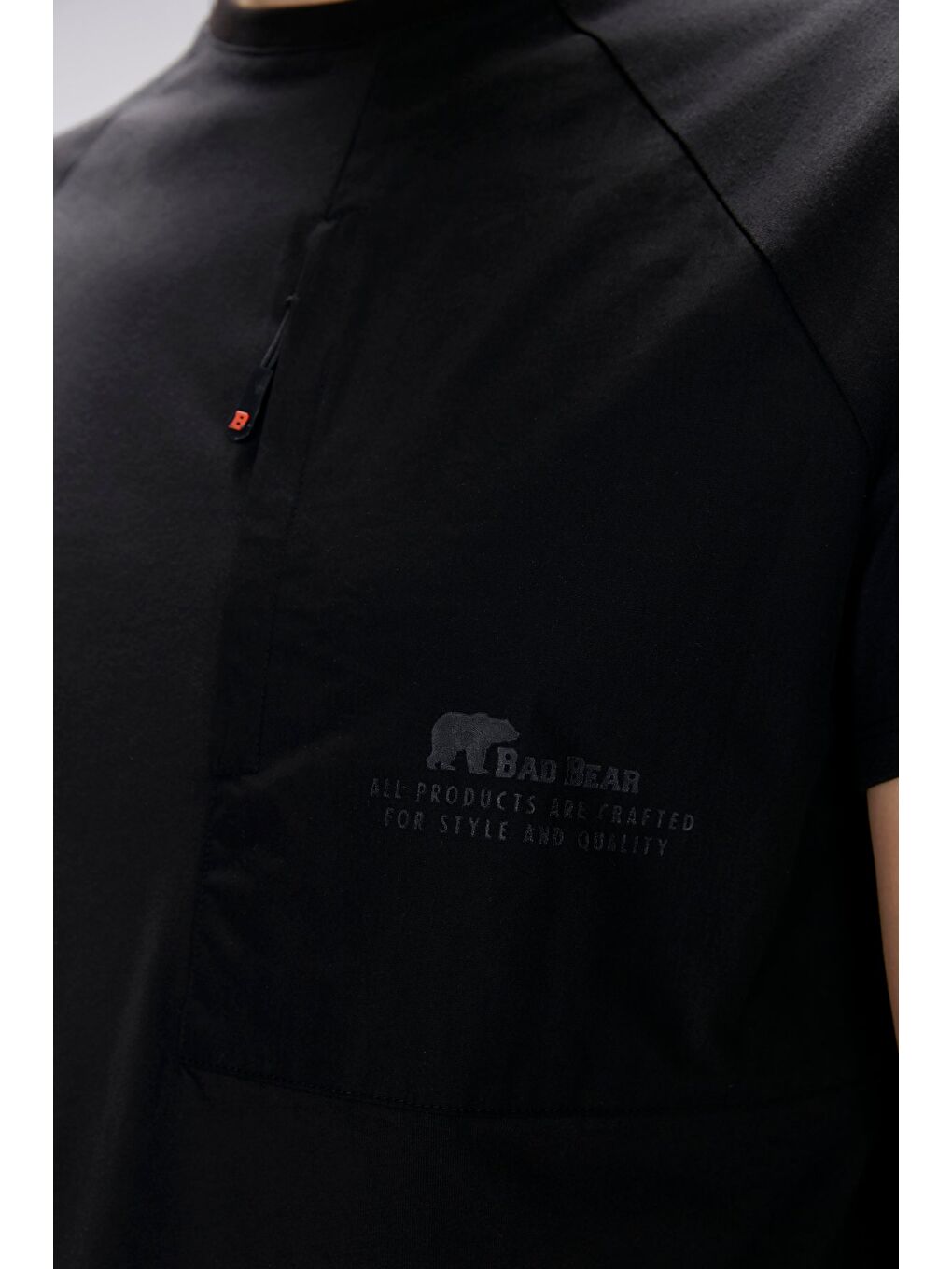 Simon Siyah Erkek Baskılı Tişört-3