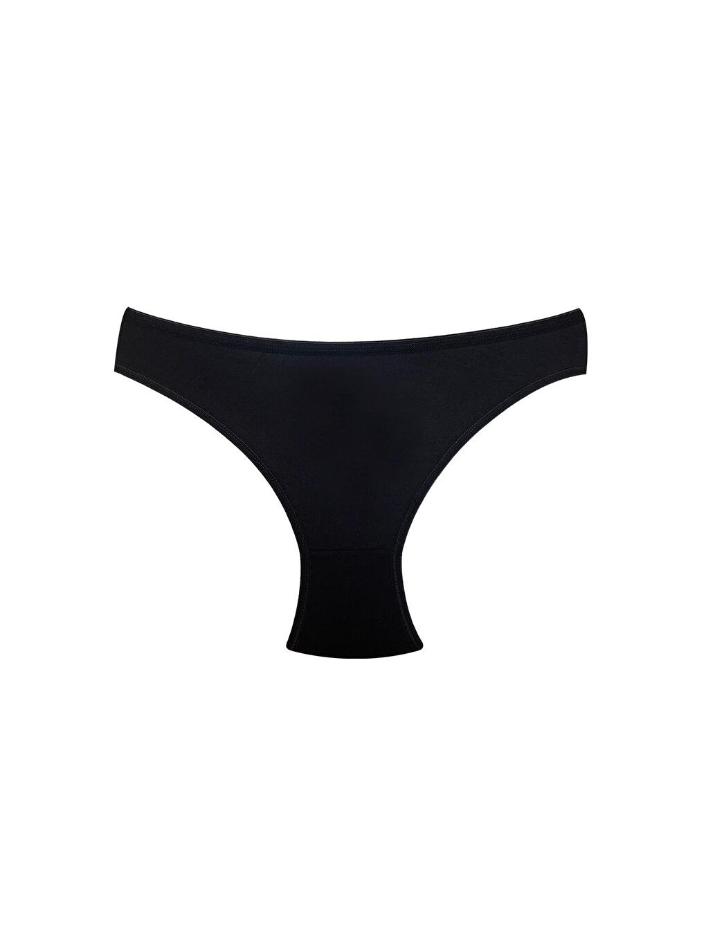 3'Lü Pamuklu Slip Bamboo Kumaş | Siyah 0320-1