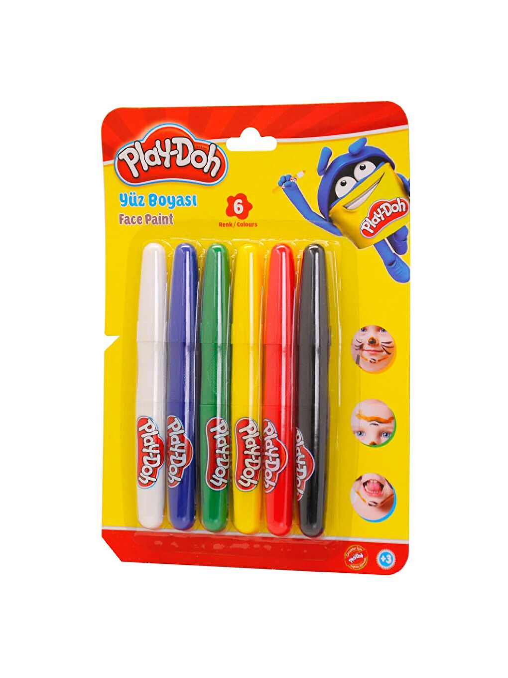 Yüz Boyası 6 Renk (YU001)