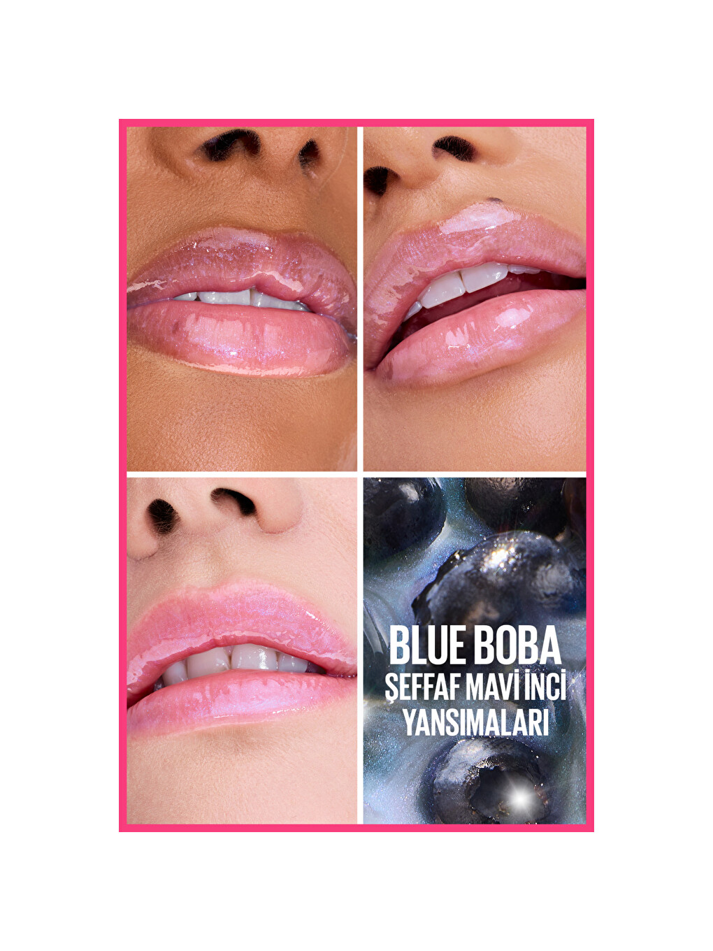 Lifter Gel Ekstra Parlak ve Nemlendirici Dudak Parlatıcısı - 02 Blue Boba-1