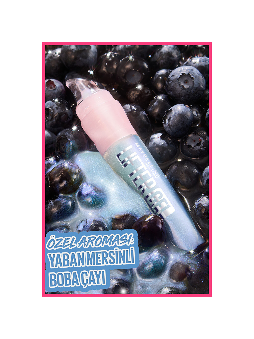 Lifter Gel Ekstra Parlak ve Nemlendirici Dudak Parlatıcısı - 02 Blue Boba-2