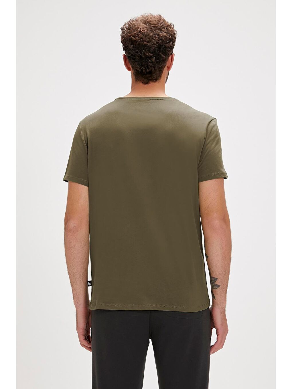 Bad Bear Solid T-Shirt Haki Basic Erkek Tişört - 1
