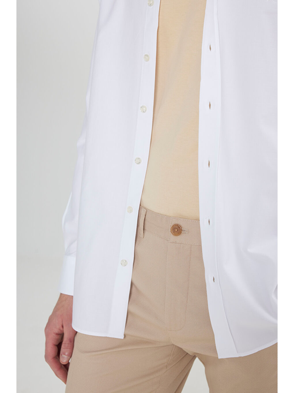 Bej Erkek TEN Premium %100 Pamuk 2'li Paket Atlet-3