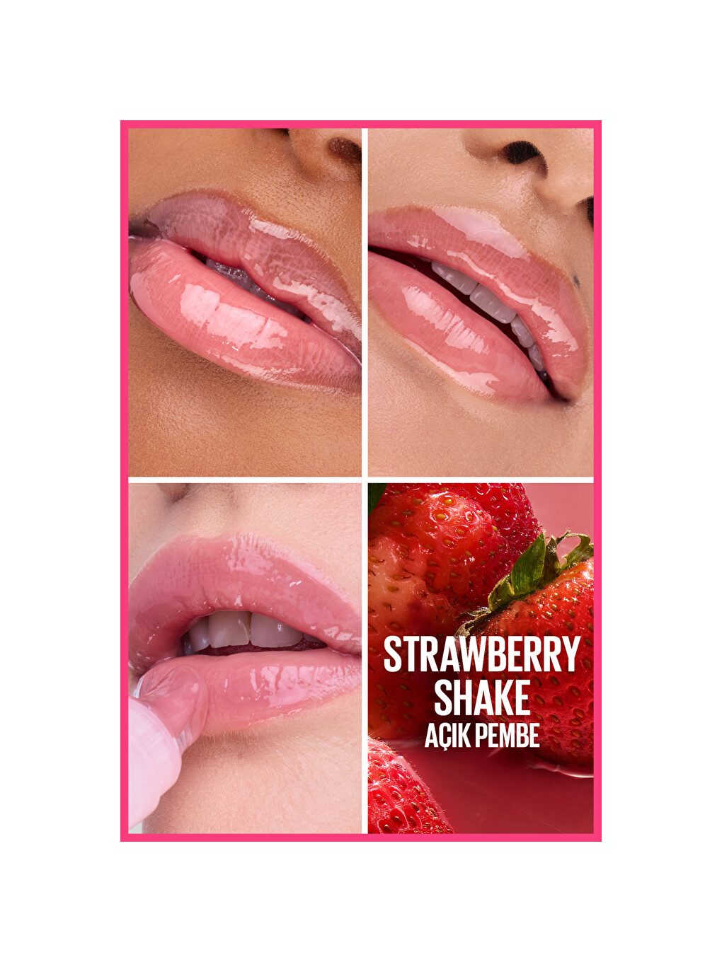 Lifter Gel Ekstra Parlak ve Nemlendirici Dudak Parlatıcısı - 06 Strawberry Shake-1