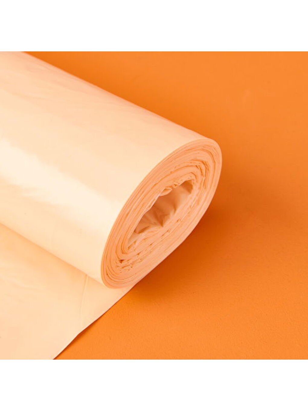 Karışık Vanilya Kokulu Büzgülü Orta Boy 15'li Çöp Torbası - Turuncu-2