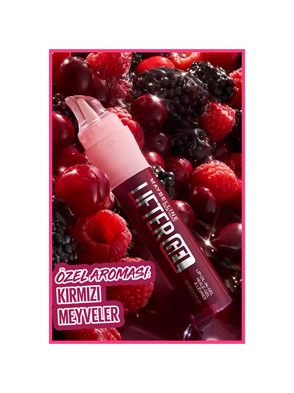 Lifter Gel Ekstra Parlak ve Nemlendirici Dudak Parlatıcısı - 08 Berry Twist-2
