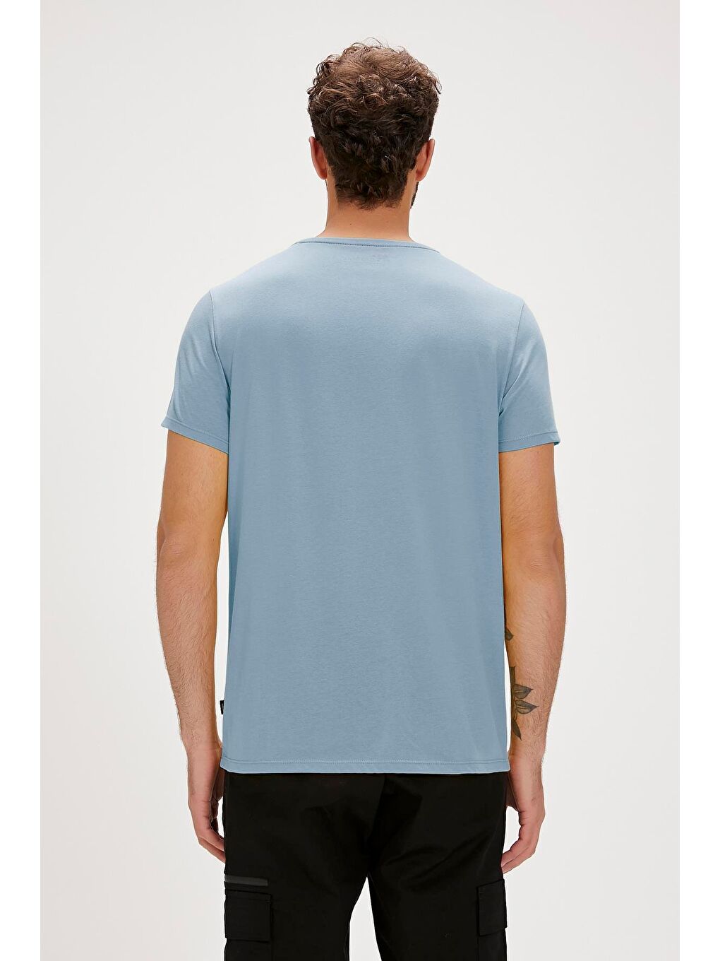 Fancy T-Shirt Element Mavi 3D Baskılı Erkek Tişört-2