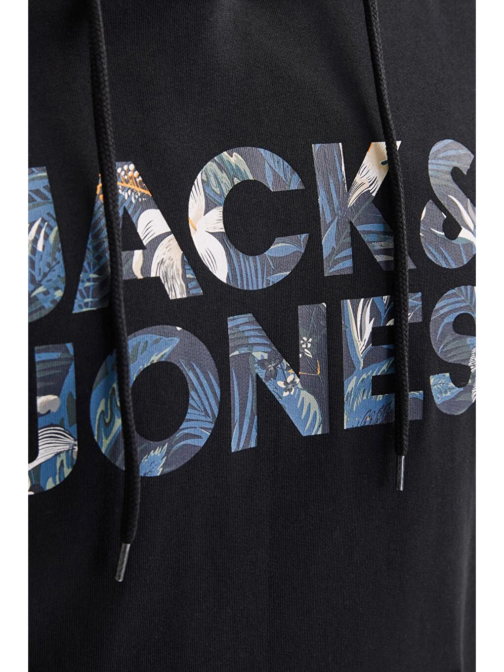 Siyah Essentials Jjebryan Logolu %100 Pamuk Relaxed Fit Kapüşonlu Sweat 12268128-2