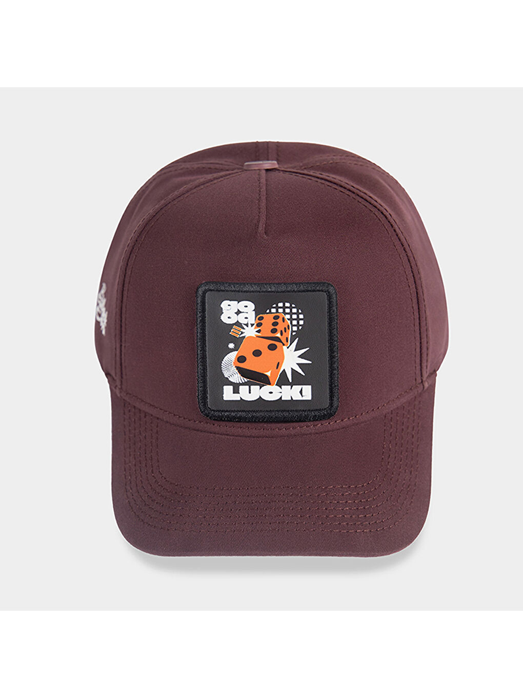 V1 Baseball Good Luck - 2SS Kod Logolu Unisex Kahverengi Şapka (Cap)-3