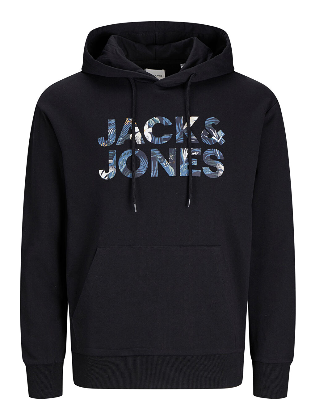 Siyah Essentials Jjebryan Logolu %100 Pamuk Relaxed Fit Kapüşonlu Sweat 12268128-5