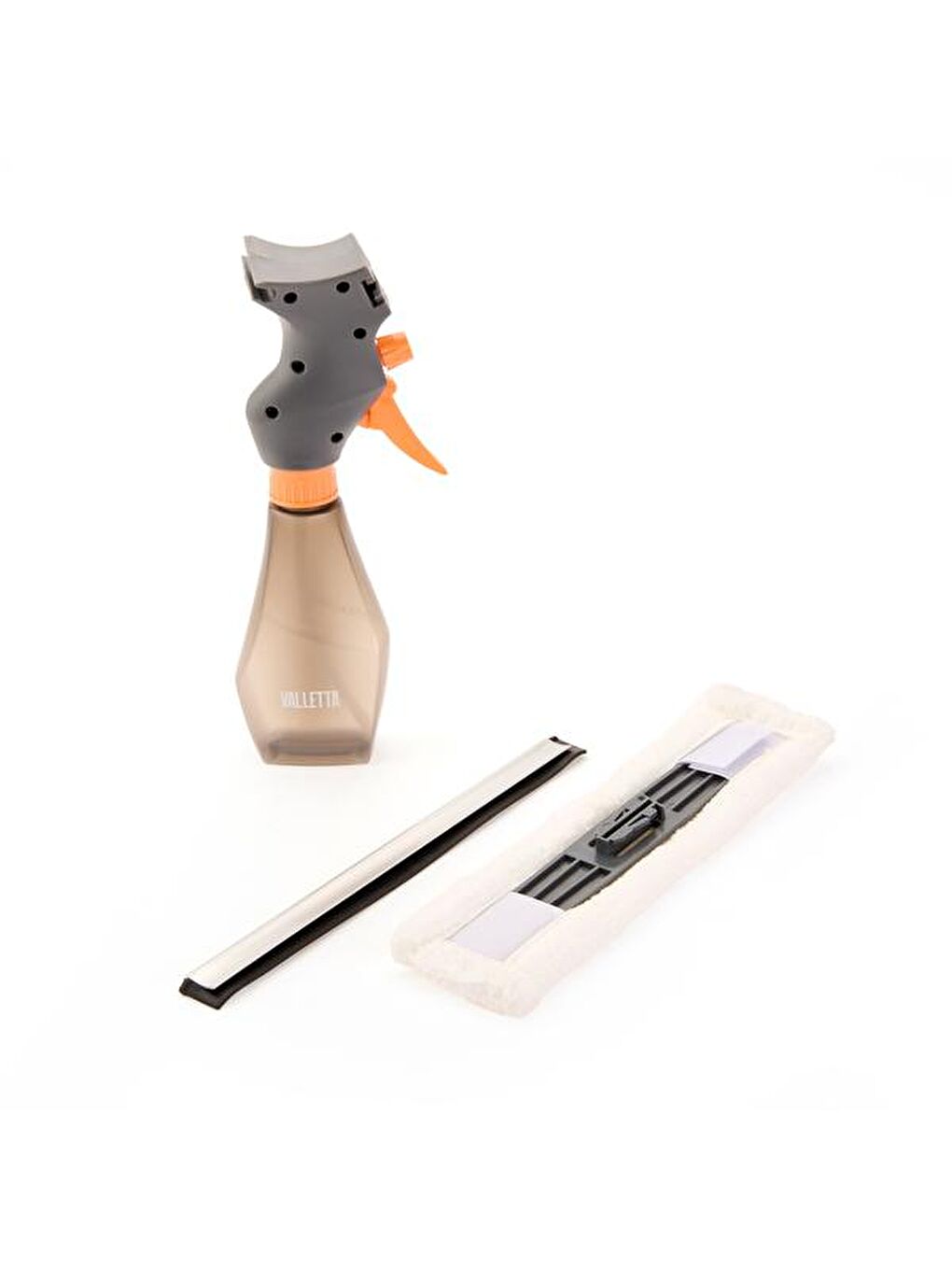 Karışık Manta Pratik Cam Temizleyici - Gri / Beyaz - 25 cm