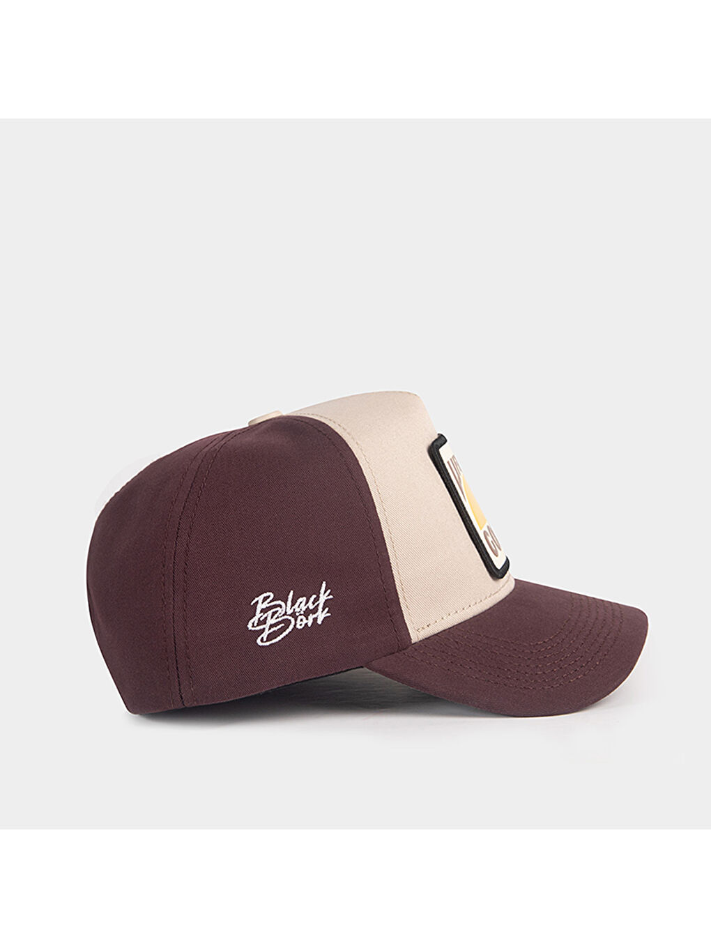 BlackBörk Kahverengi V1 Baseball Life is Good - 1BS Kod Logolu Unisex Kahve siperli - Bej - Kahve Şapka (Cap) - 1
