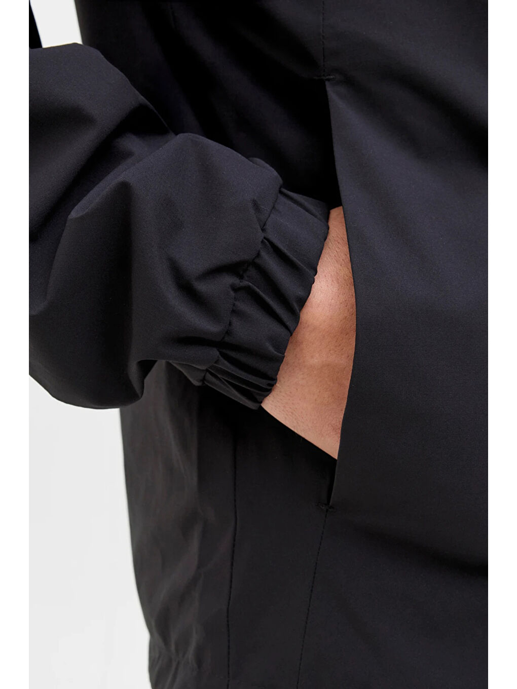 Siyah Originals Jorvesterbro Regular Fit Kapüşonlu Suya Dayanıklı Ceket 12272898-3