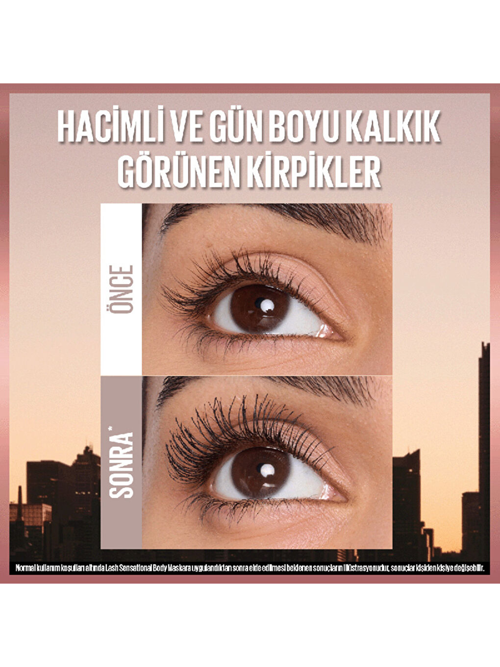 Lash Sensational Body Maskara - Hacimli ve Boyu Kalkık Görünen Kirpikler-3