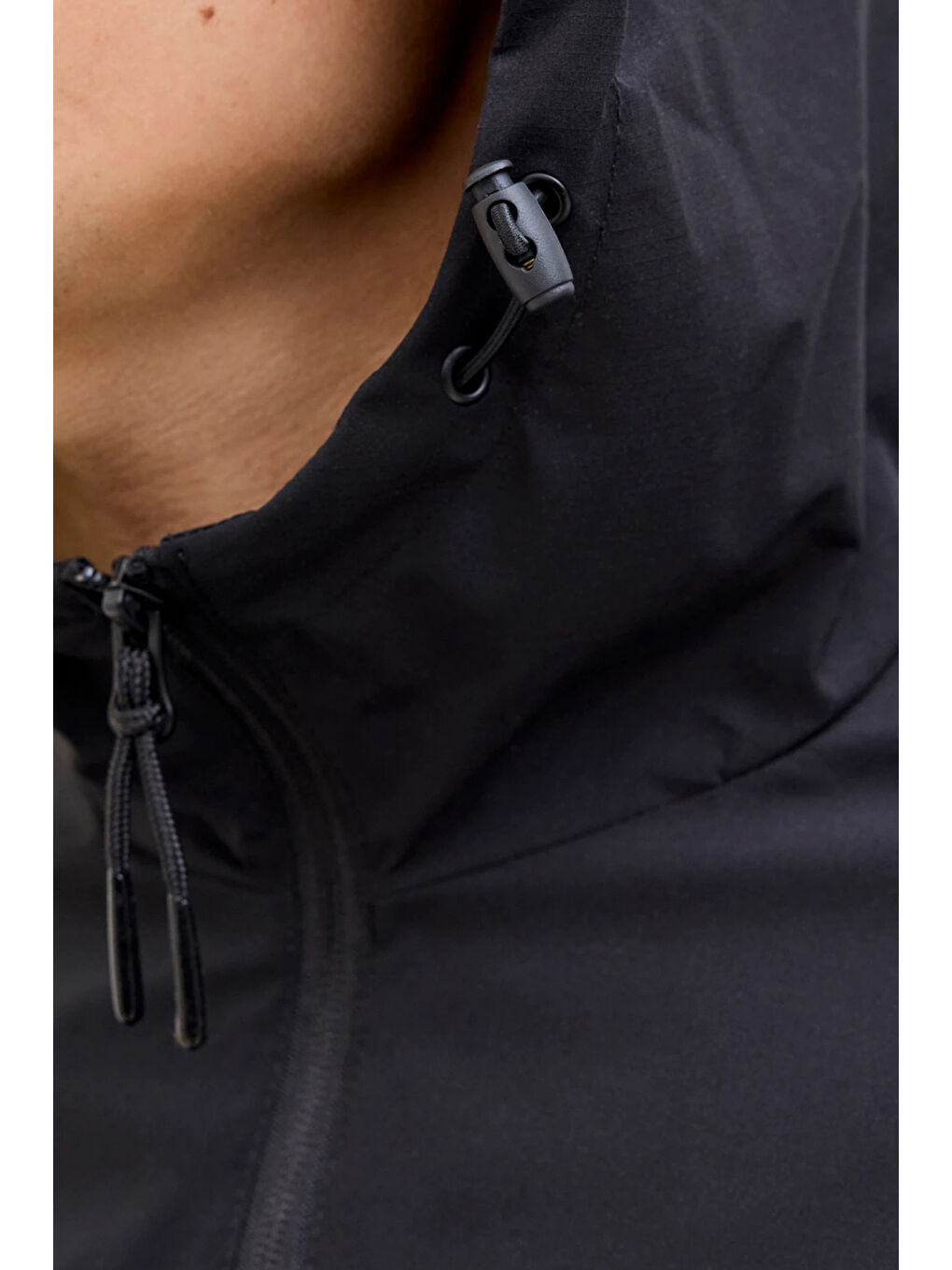 Siyah Originals Jorvesterbro Regular Fit Kapüşonlu Suya Dayanıklı Ceket 12272898-4