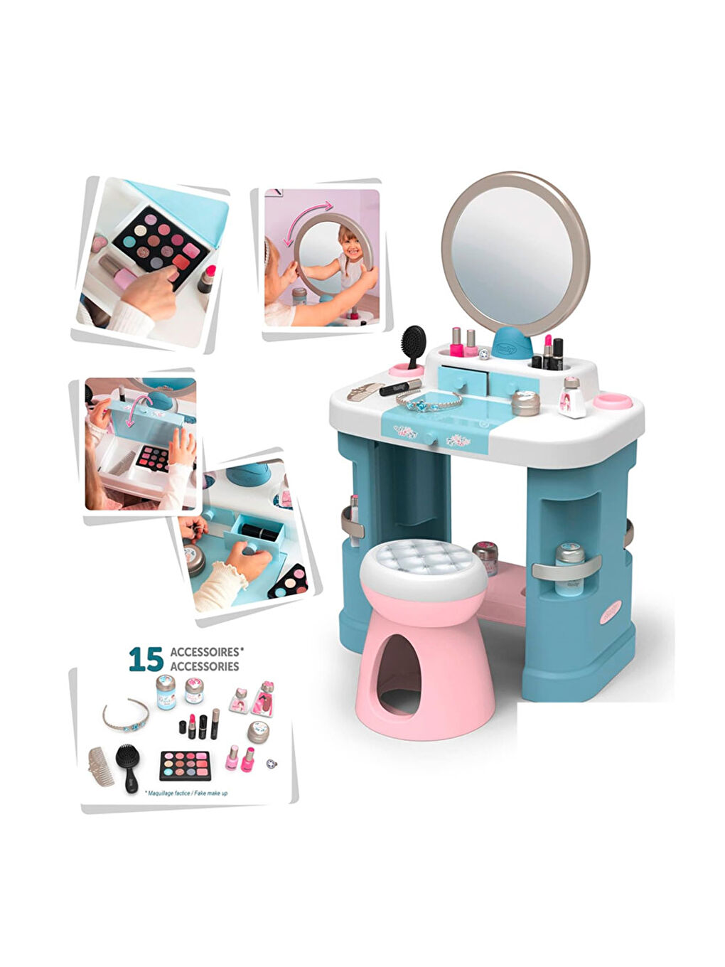 Smoby My Beauty Makyaj Masası 7600320249 - 6