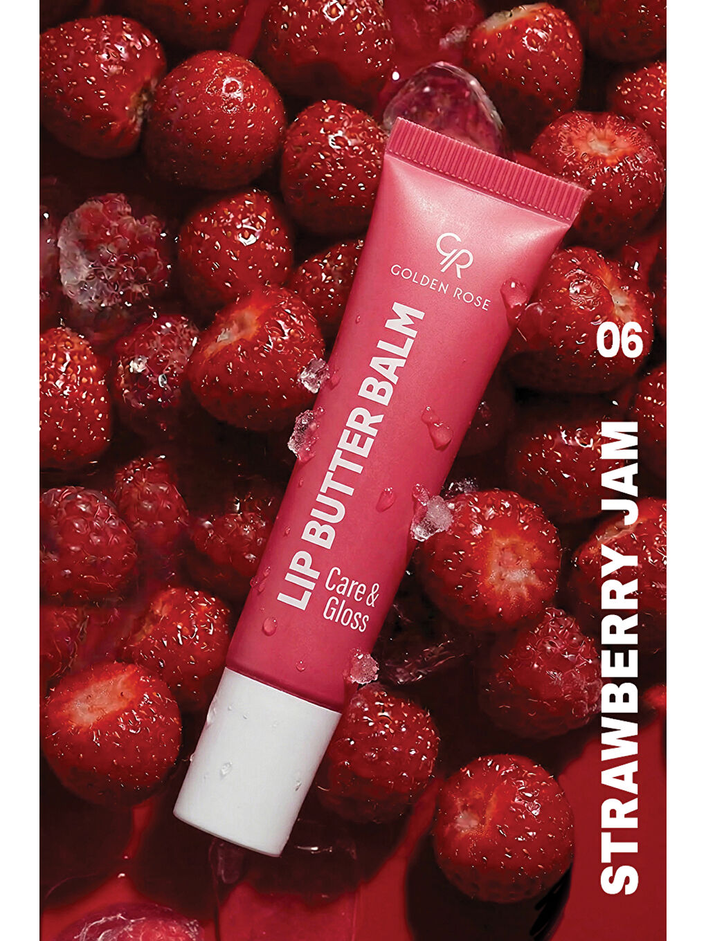 Lip Butter Balm No: 06 Strawberry Jam - Nemlendirici ve Parlatıcı Dudak Balmı-2