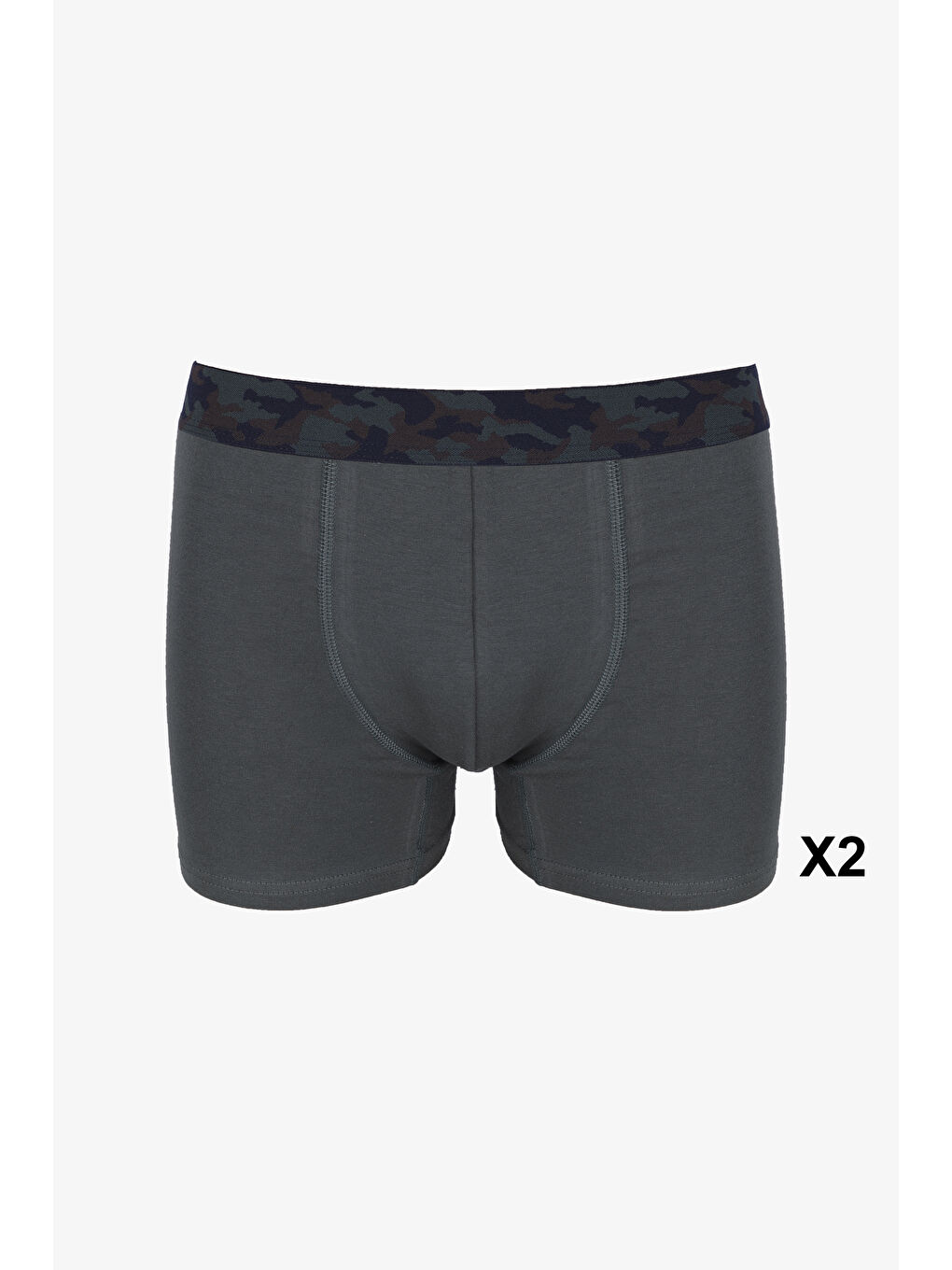 Siyah Erkek 4'lü Pamuklu Elastanlı Boxer