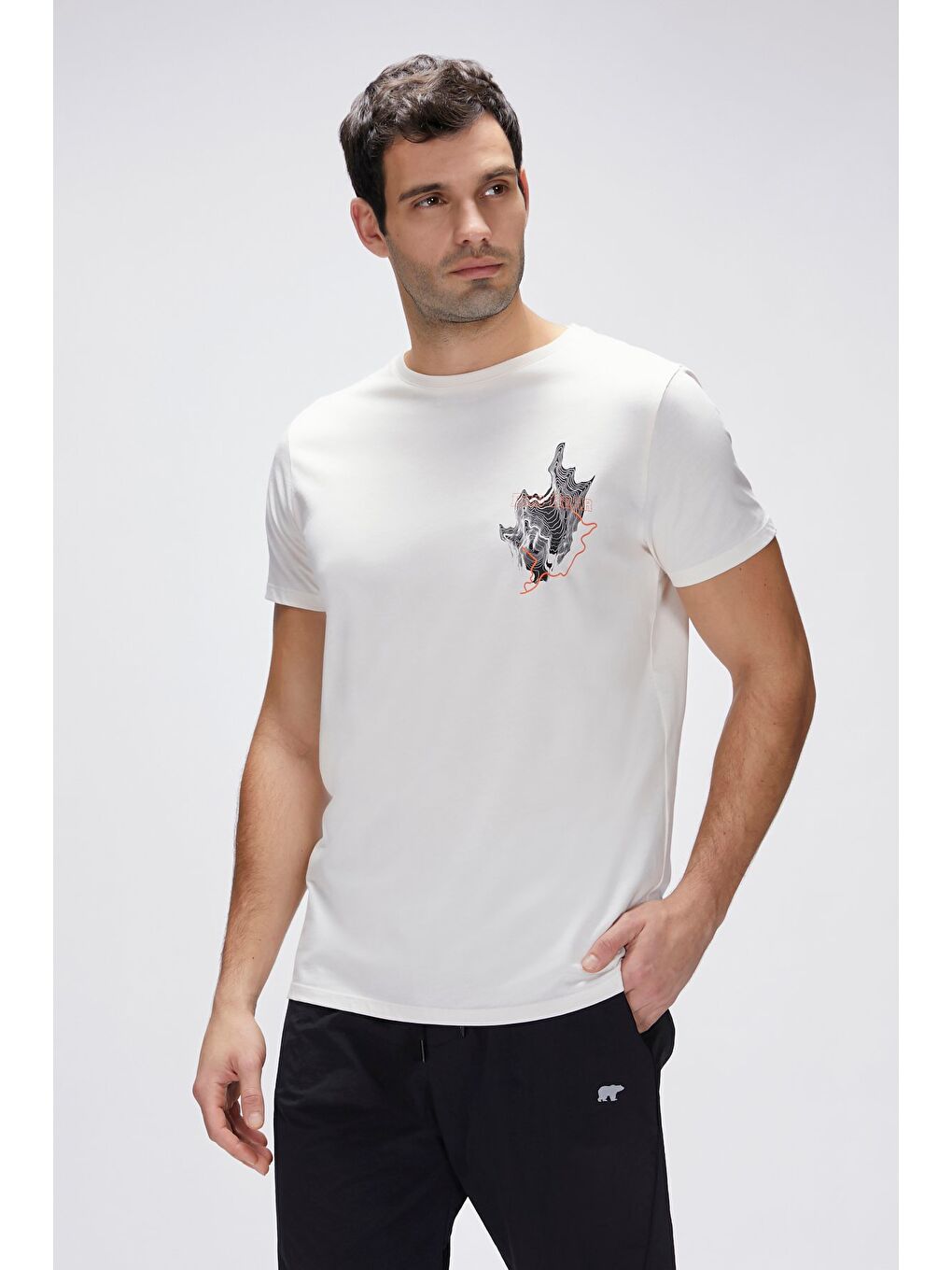 Bad Bear Gerald Beyaz Erkek Baskılı Tişört - 3