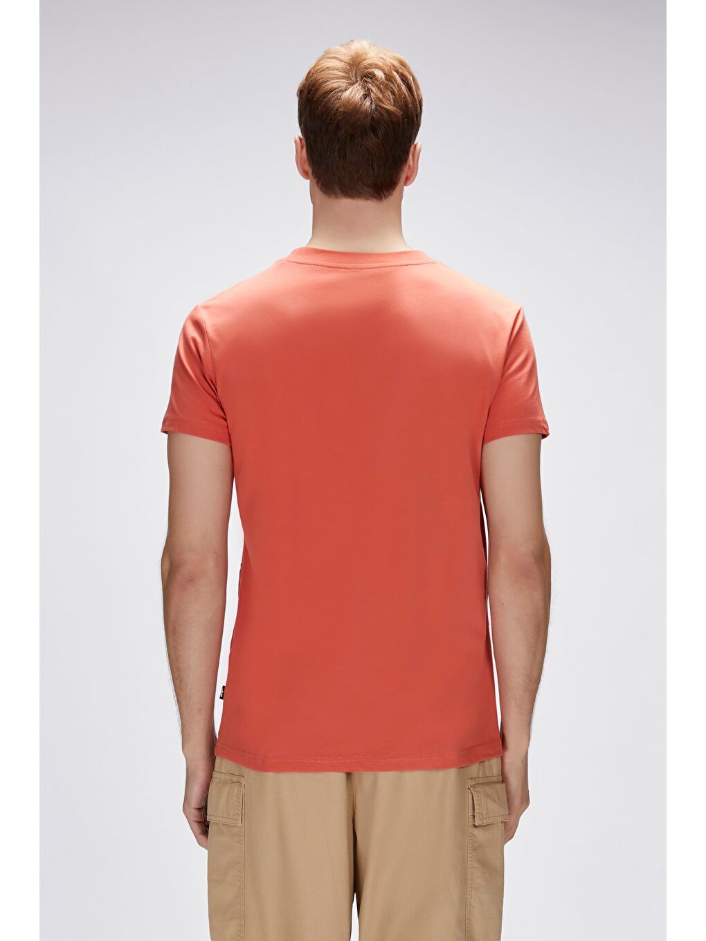 Kahverengi Judson Tarçın Erkek Tişört-4