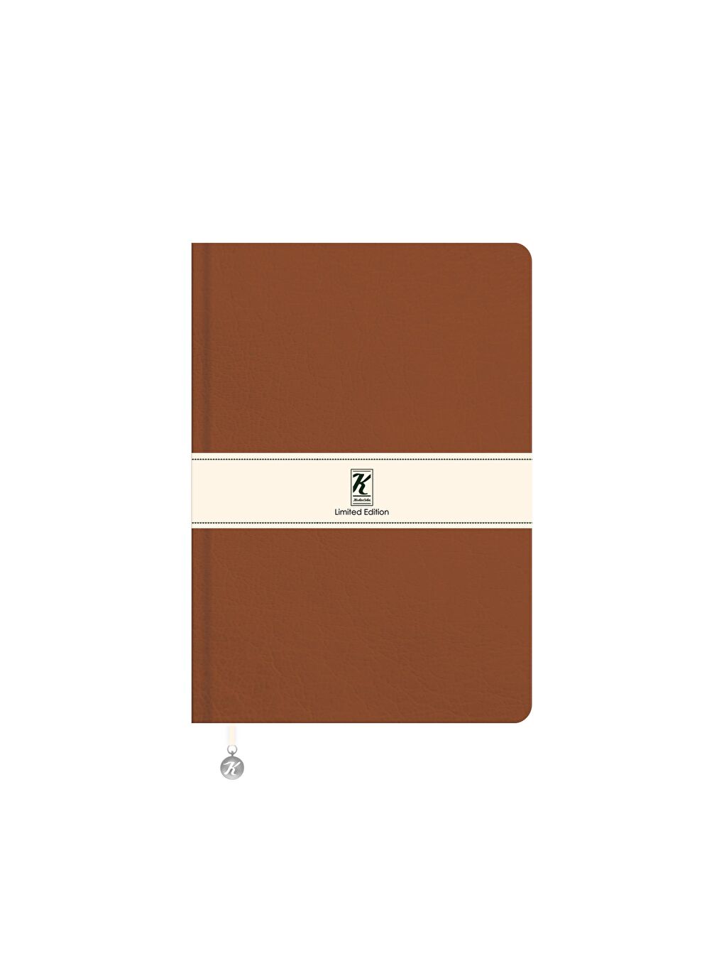 Çizgili Termo Deri ve Esnek Kapak Limited Edition Defter 17 x 24 CM - Kahverengi