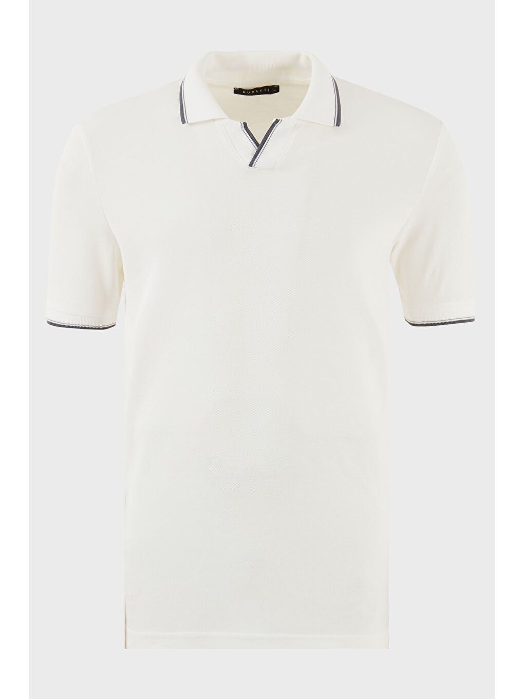 Beyaz Pamuklu Regular Fit 3'lü Paket Polo Yaka Tişört 59029641827S3-2