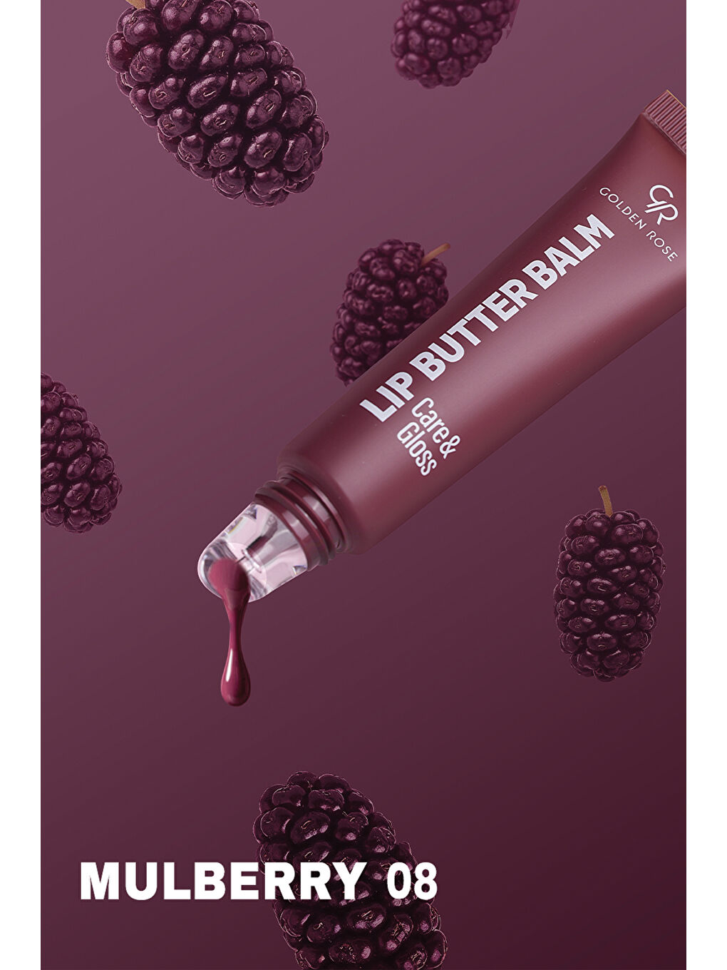 Lip Butter Balm No: 08 Mulberry - Nemlendirici ve Parlatıcı Dudak Balmı-2