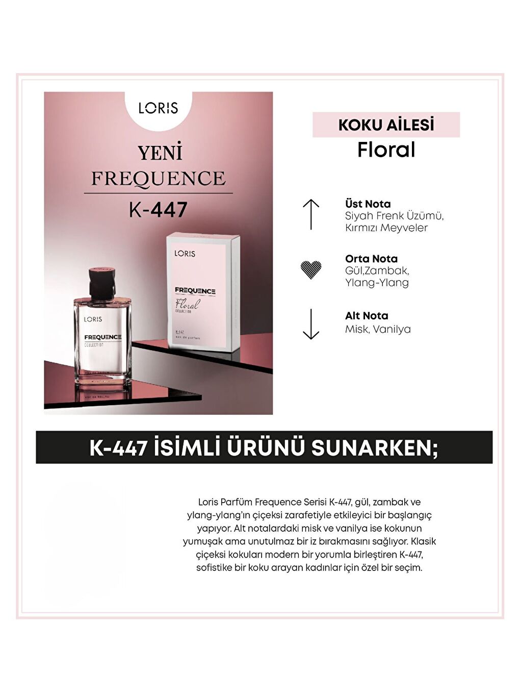 K-447 Frequence Kadın Parfüm EDP 50 ML-1