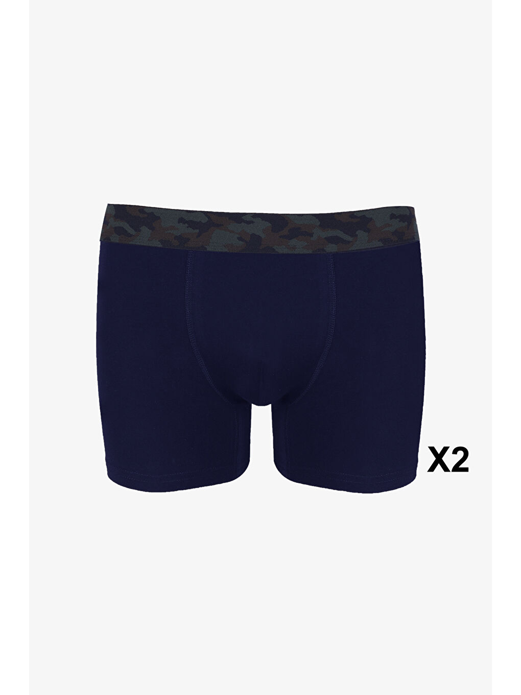 Haki Erkek 4'lü Pamuklu Elastanlı Boxer-1