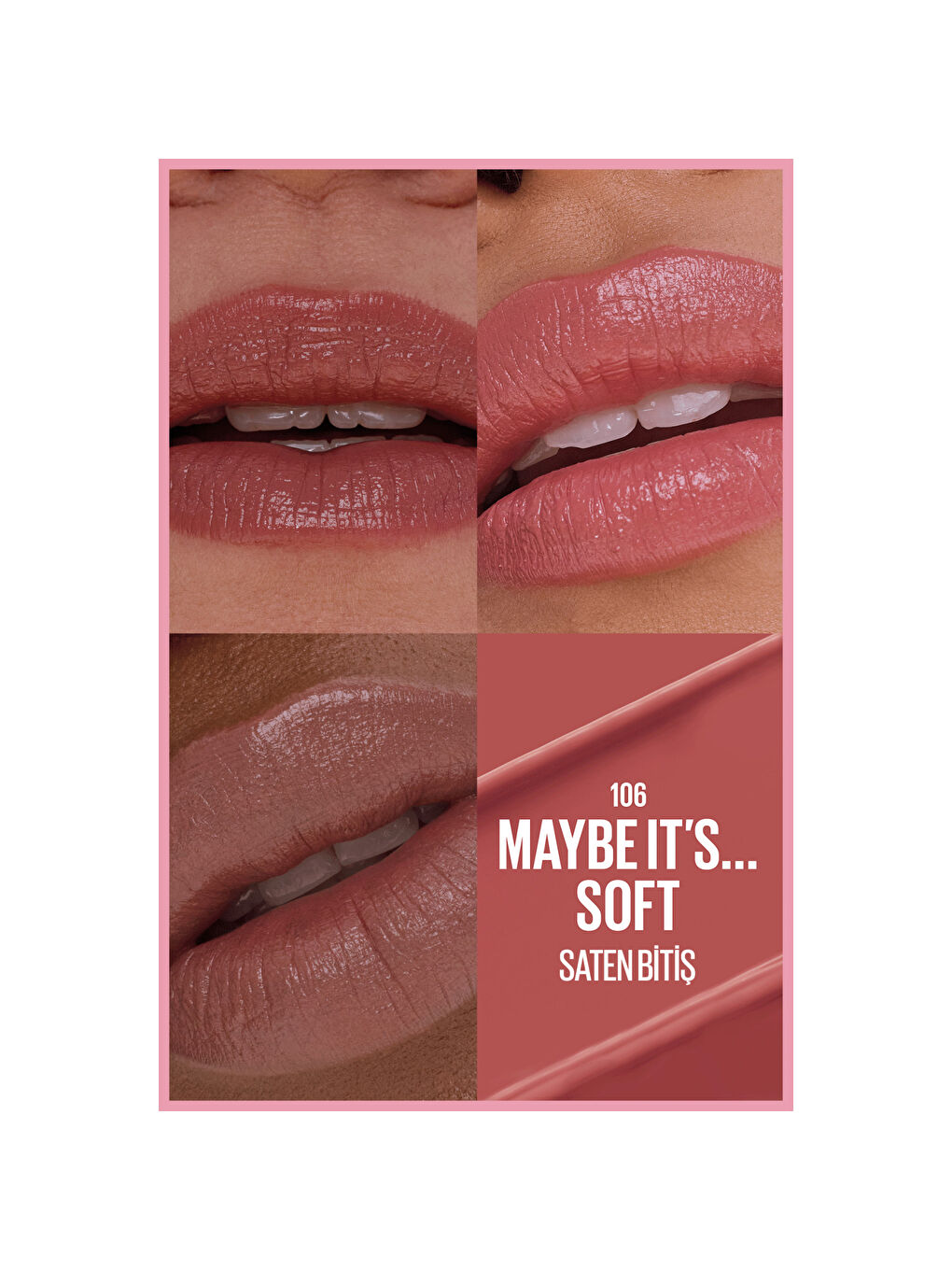 Serum Etkili Hyalüronik Asit ve Besleyici Yağ İçeren Ruj - 106 Maybe It's Soft-8