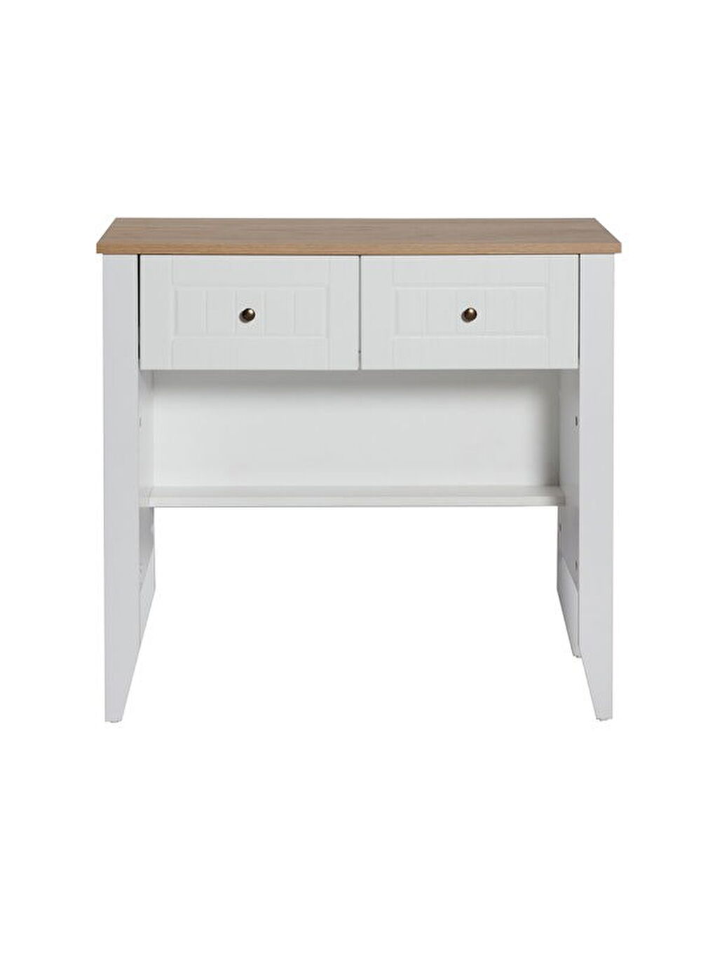 Mona Dresuar - Beyaz / Sepet - 83x38x90 cm-1