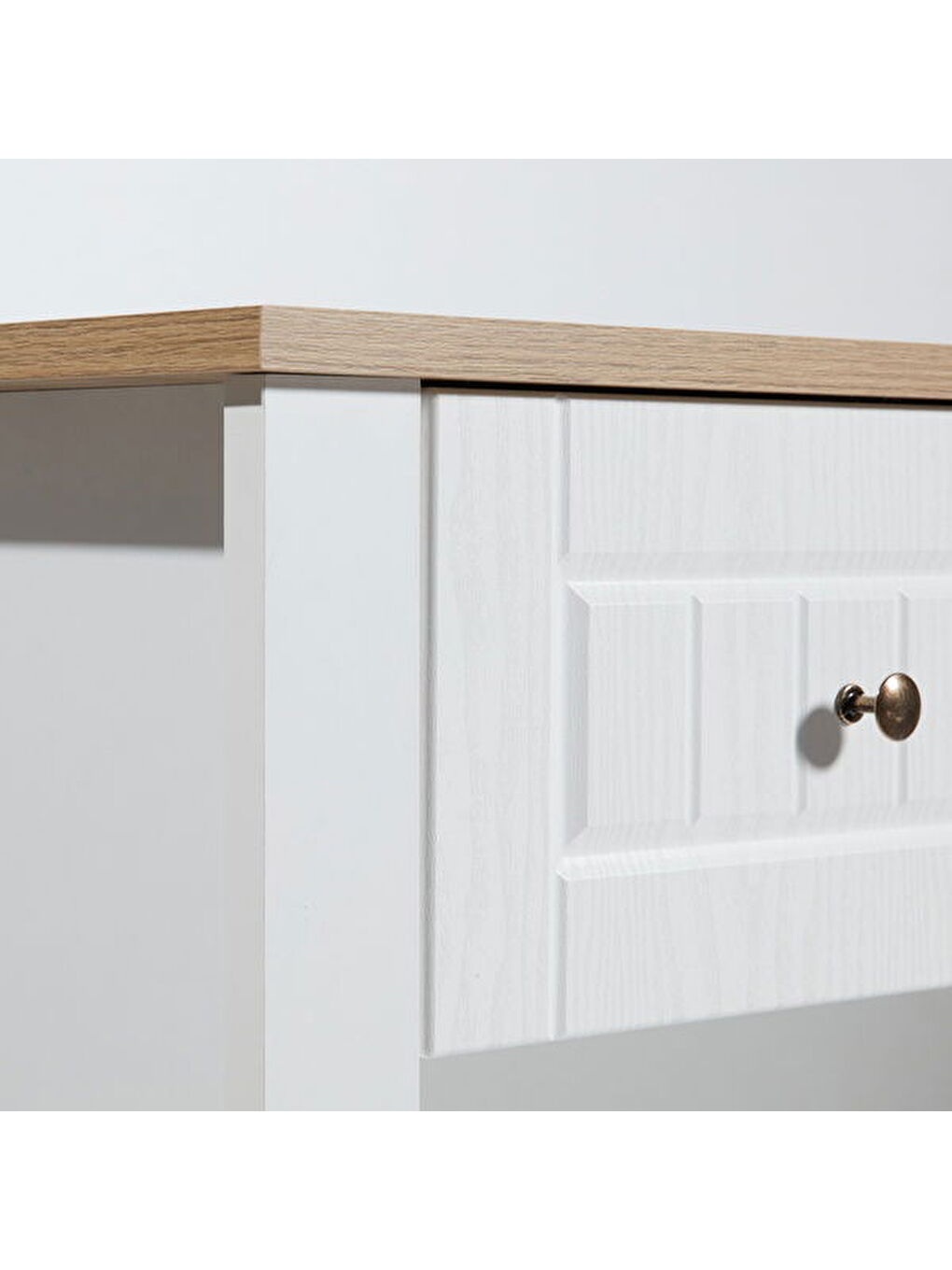 Mona Dresuar - Beyaz / Sepet - 83x38x90 cm-2