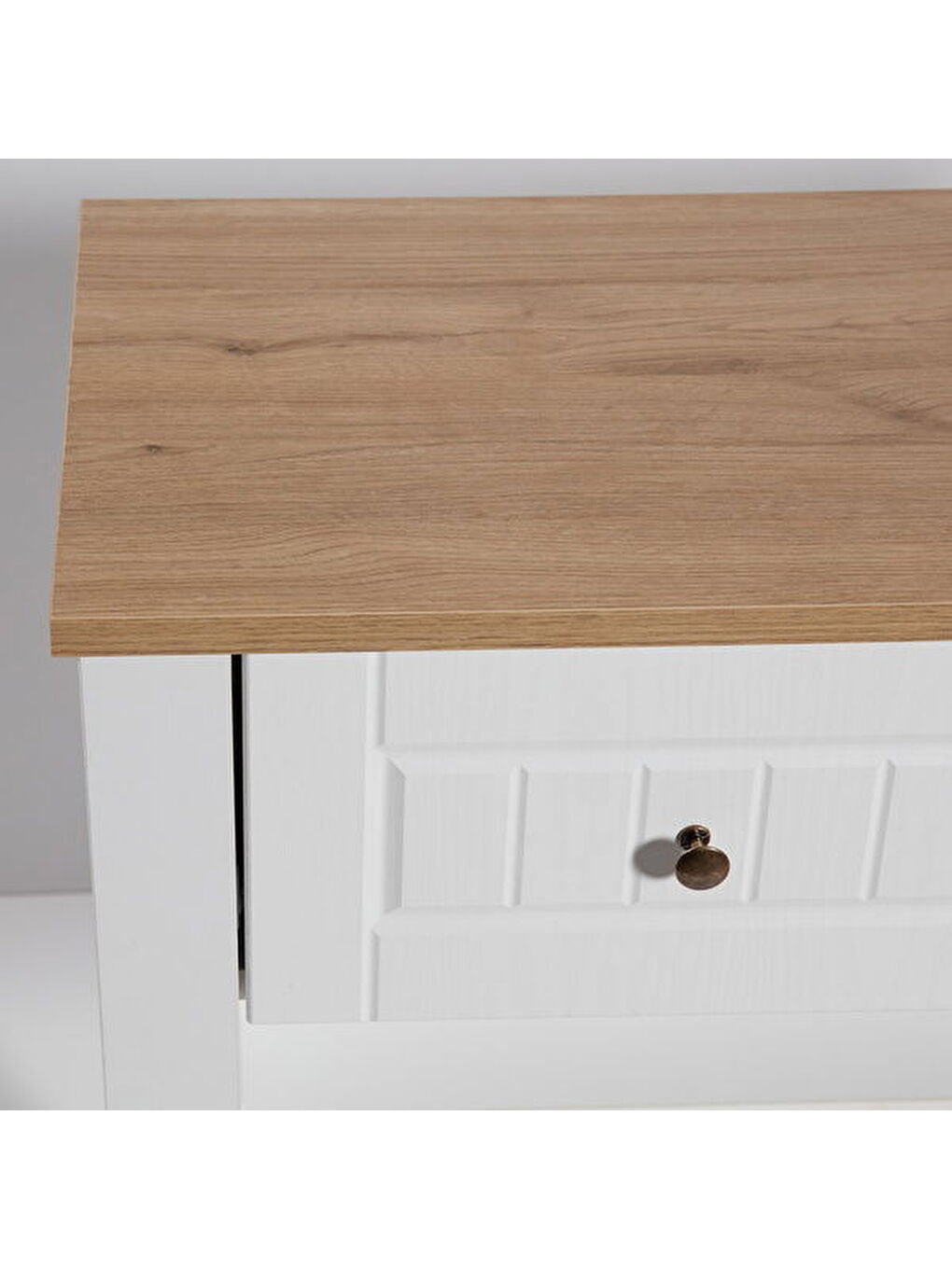 Mona Dresuar - Beyaz / Sepet - 83x38x90 cm-3