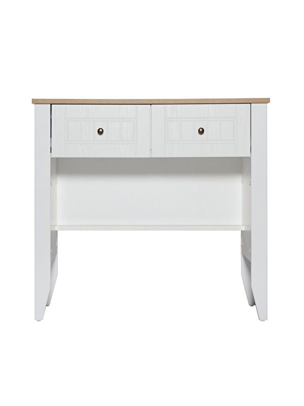 Mona Dresuar - Beyaz / Sepet - 83x38x90 cm-4