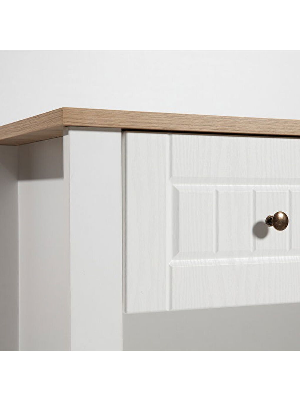 Mona Dresuar - Beyaz / Sepet - 83x38x90 cm-5