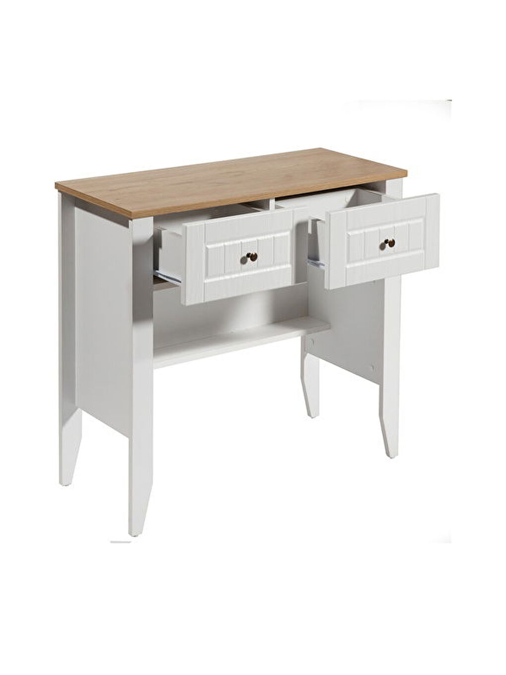 Mona Dresuar - Beyaz / Sepet - 83x38x90 cm-7