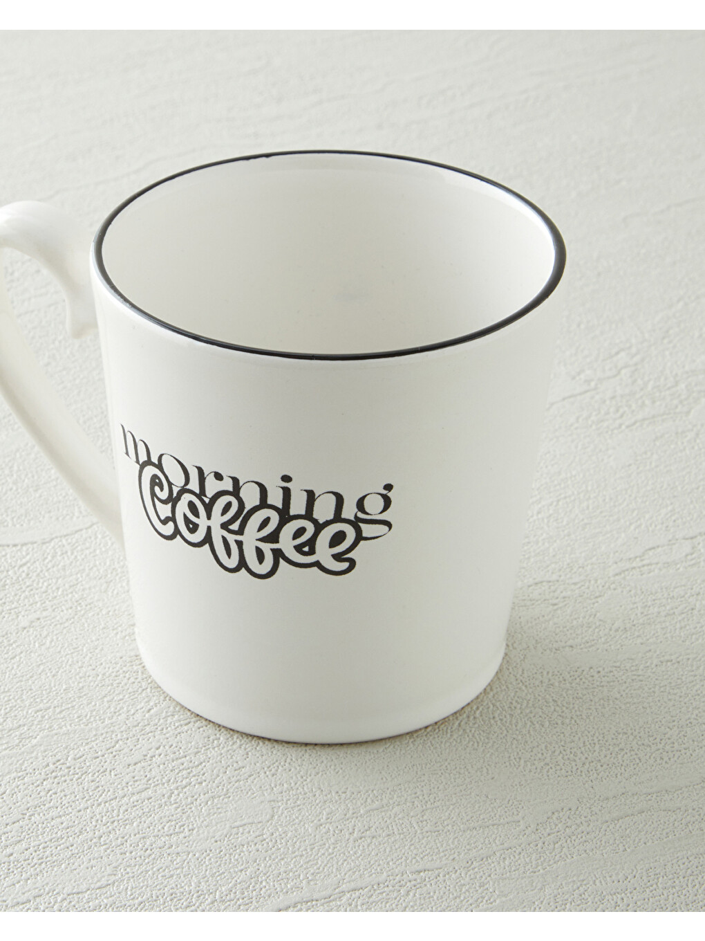 Morning Coffee Seramik Kupa 330 Ml Siyah - Beyaz-2