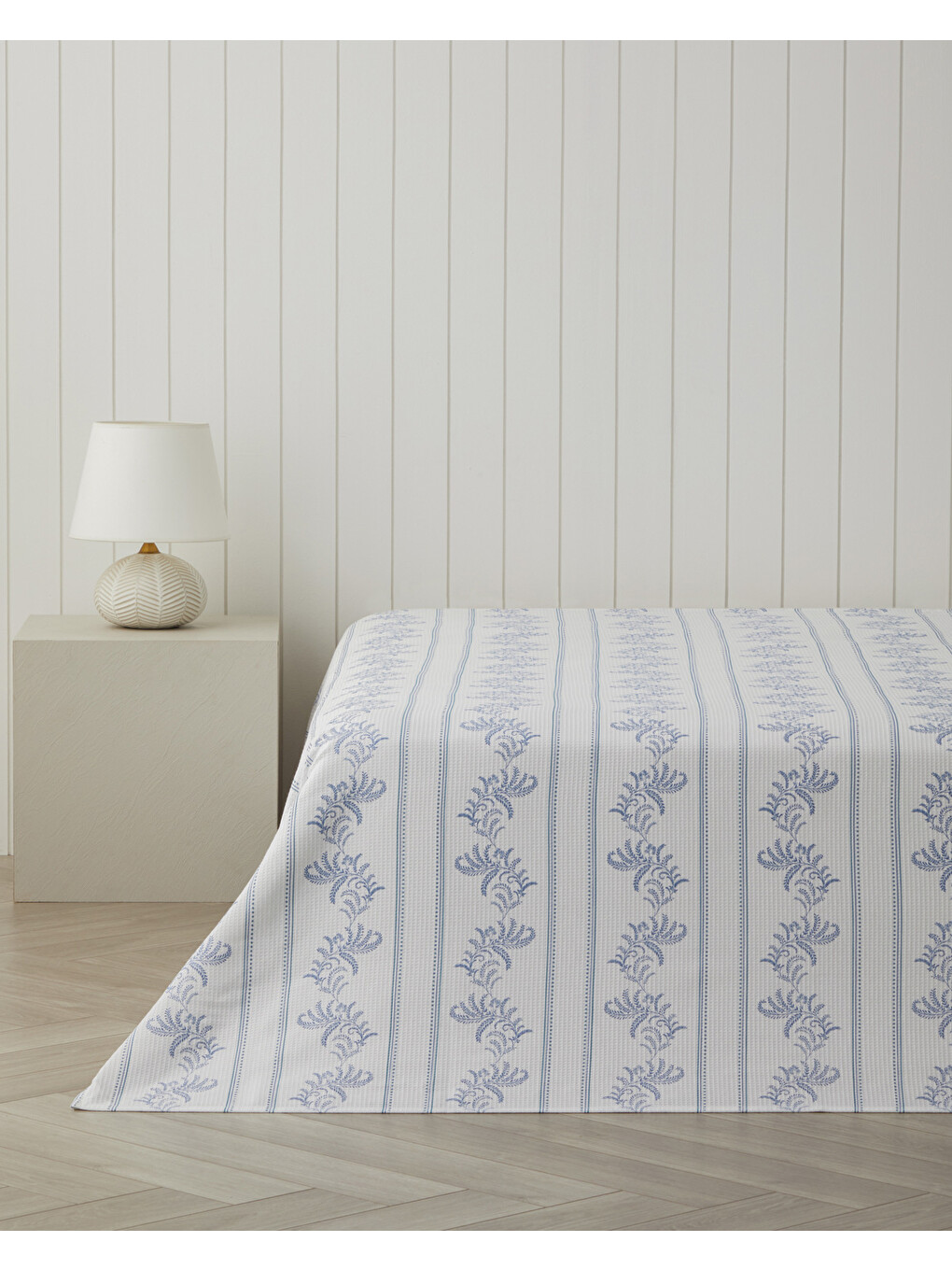 Allure Çift Kişilik Pike 200x220 Cm Mavi