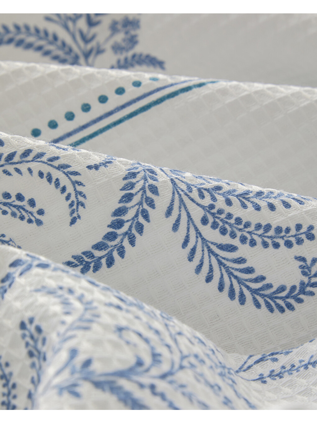 Allure Çift Kişilik Pike 200x220 Cm Mavi-2
